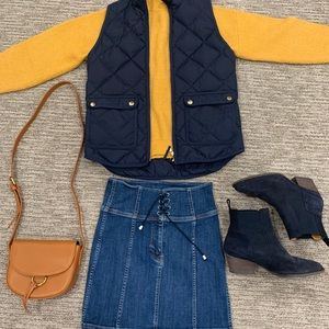 Free people corset skirt